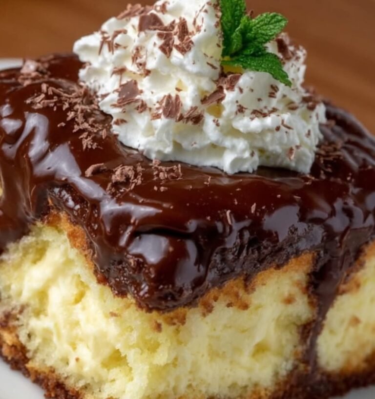 Boston Cream Poke Cake: A Decadent Twist on a Classic Dessert
