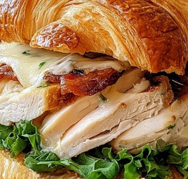 Chicken Caesar Croissant Sandwich: A Fresh Twist on a Classic