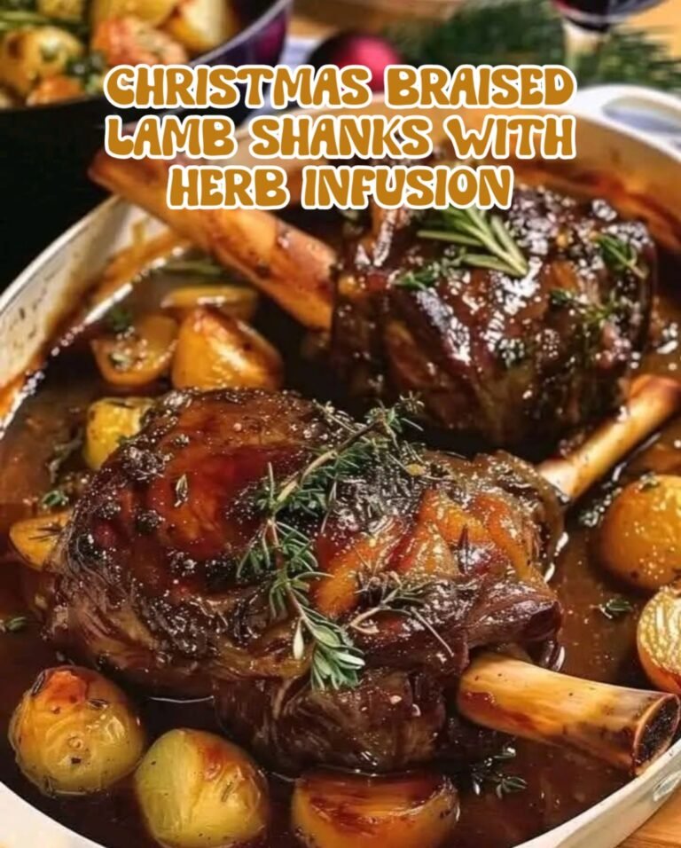Christmas Braised Lamb Shanks with Herb Infusion 🎄🍖