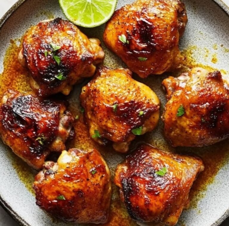 Sweet and Zesty Hot Honey Lime Chicken Thighs Recipe