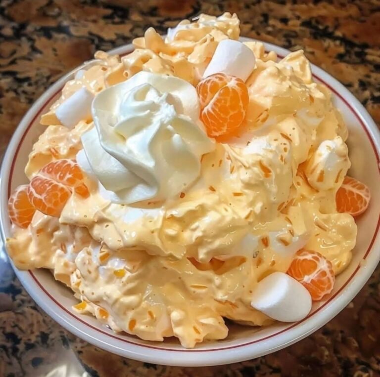 Heavenly Orange Dreamsicle Salad: A Creamy, Citrusy Delight