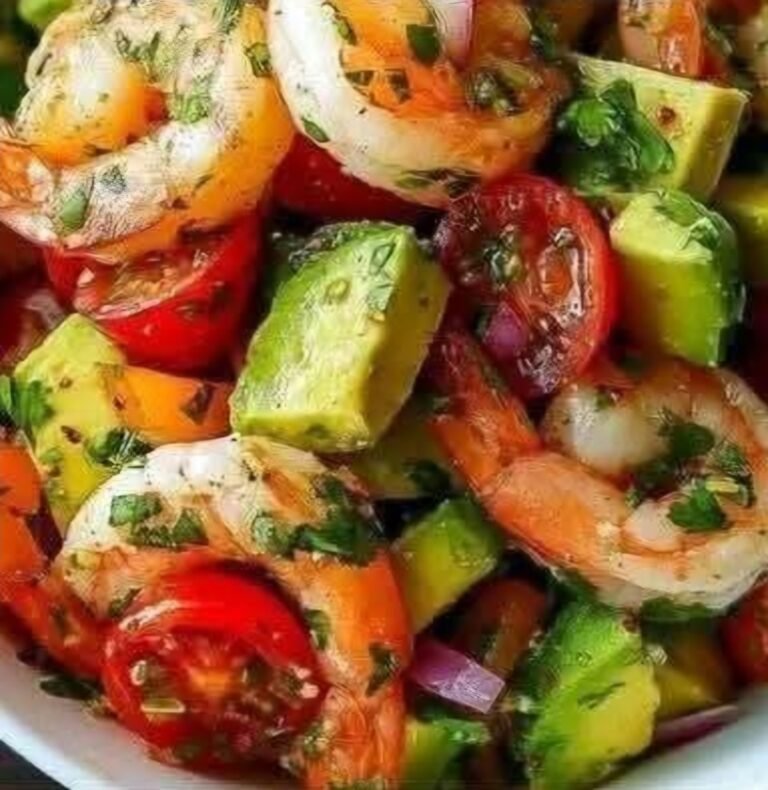 Refreshing Zesty Lime Shrimp and Avocado Salad Recipe