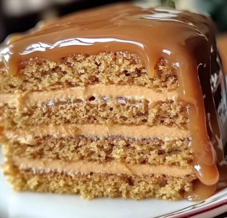 Heavenly Butterscotch Cake with Silky Caramel Icing Recipe
