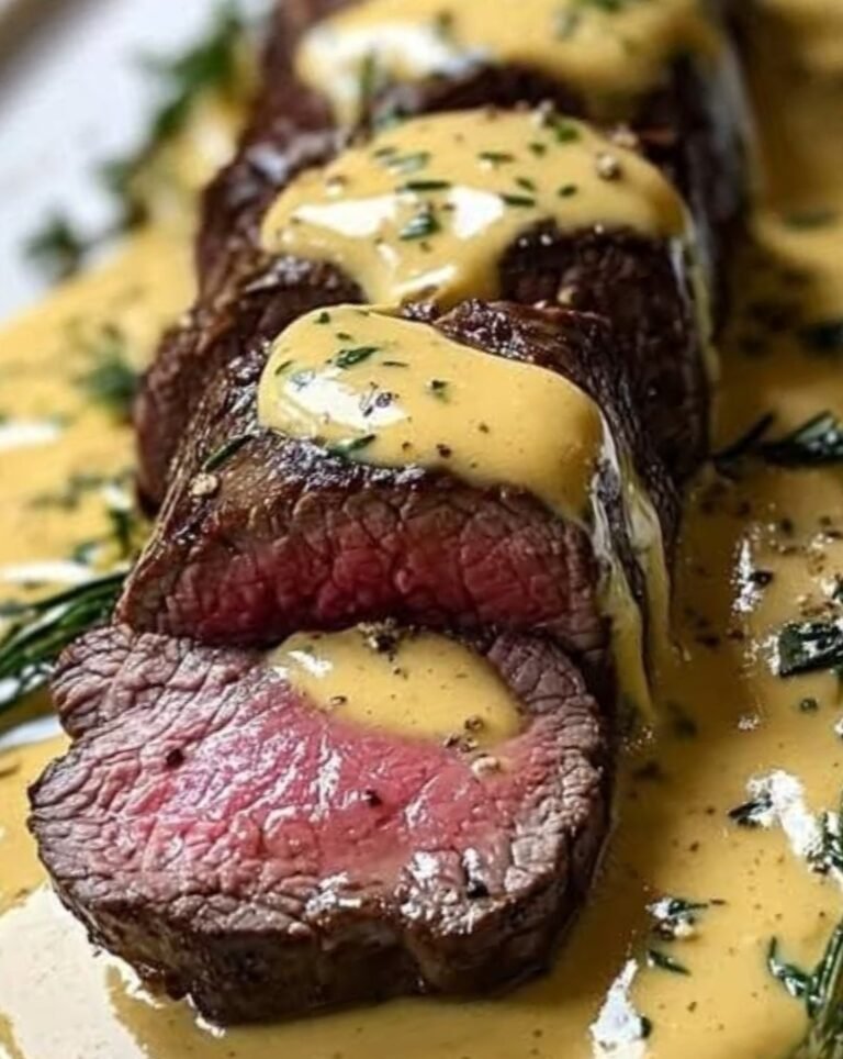 Succulent Beef Tenderloin with Silky Béarnaise Sauce