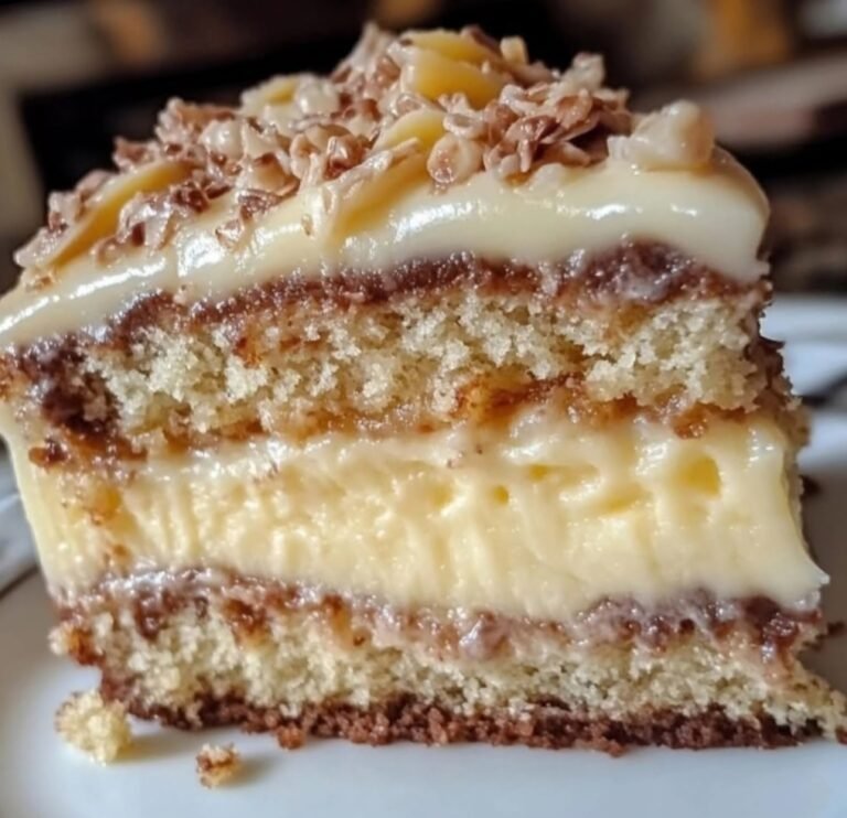 🍰 White German Chocolate Cake with Cheesecake Center 🧁