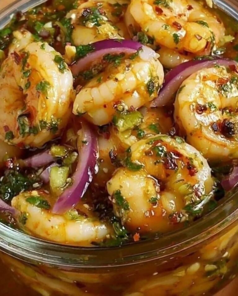 Tangy and Spicy Pickled Shrimp: A Zesty Seafood Delight