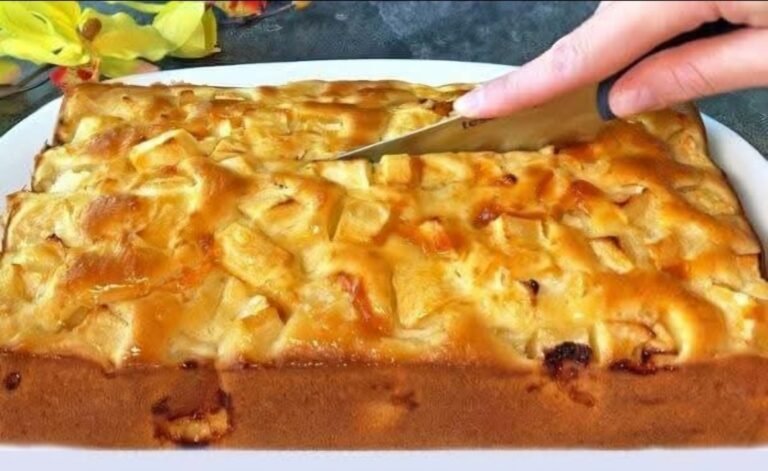Delightful Apple Cake with Jam Glaze