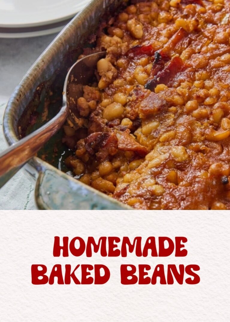 🍲 Homemade Baked Beans Recipe 🍖