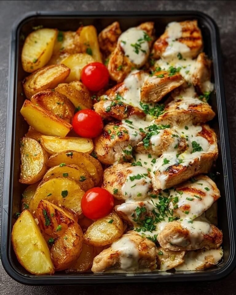 Creamy Chicken & Garlic Potatoes Perfection