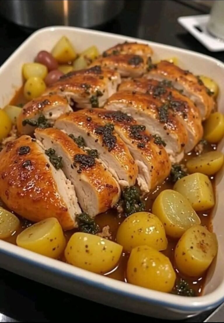 One-Pan Garlic Herb Chicken and Baby Potatoes