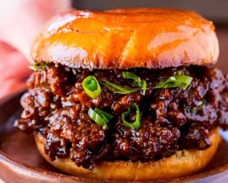 Korean Beef Sloppy Joes Recipe