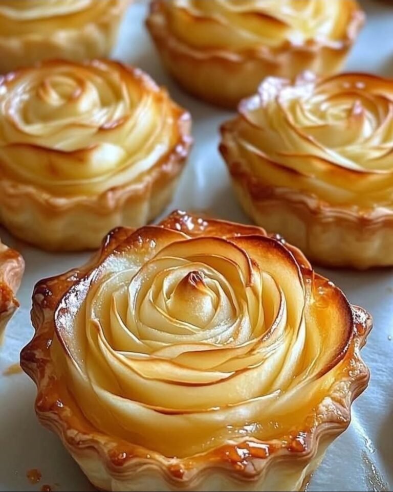 Pastry Apple Roses Tarts 🌹🍎