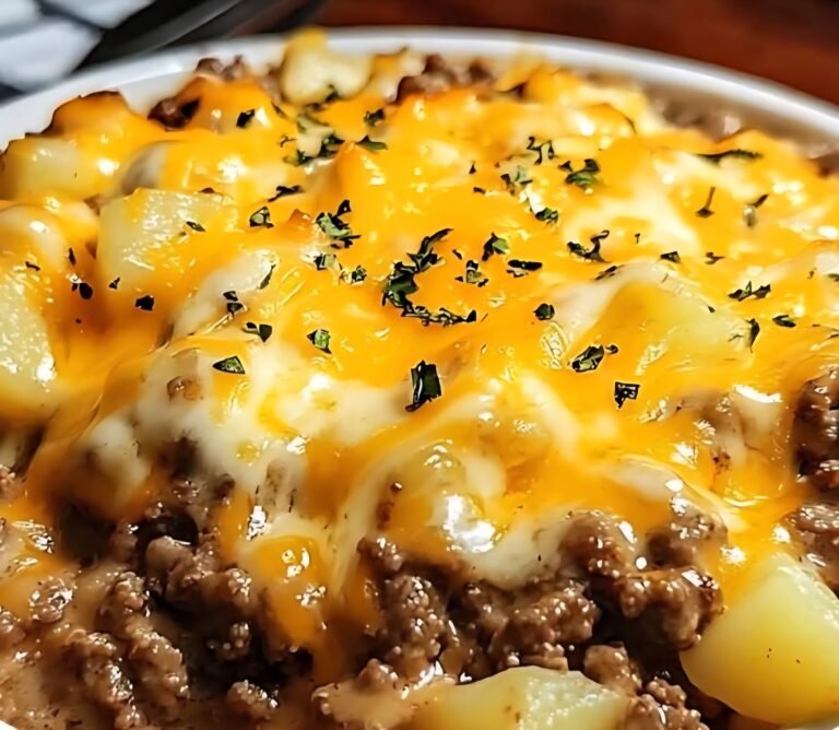 Ground Beef Casserole: A Cheesy, Comforting Family Favorite 🥩🧀