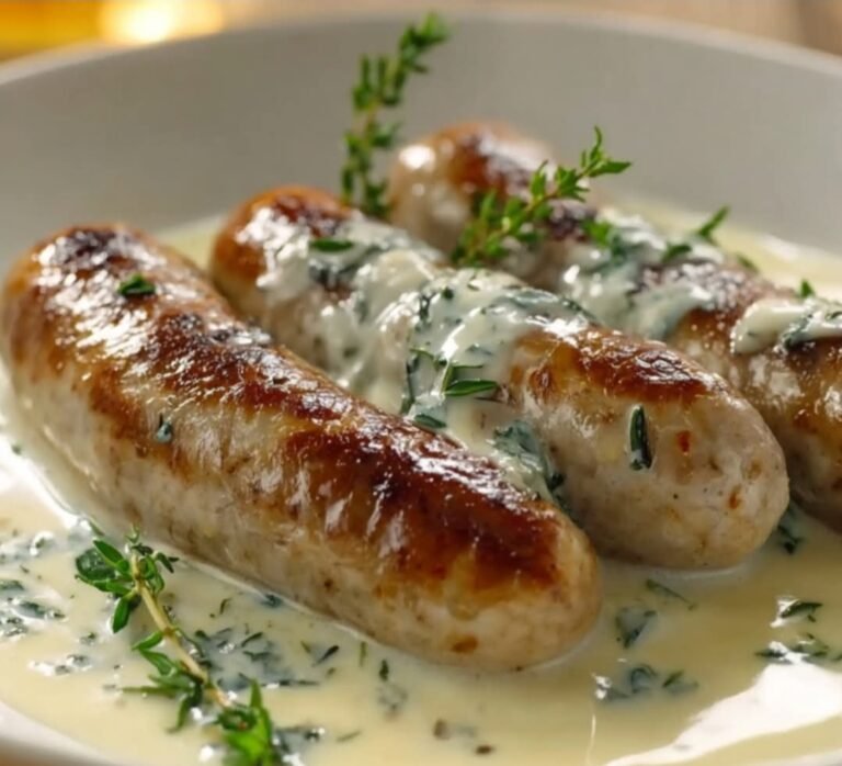 White Boudin with Roquefort Fondant: A Rich, Elegant French Delight 🧀🌭