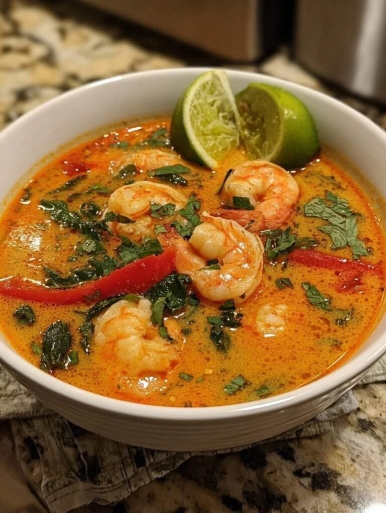 Coconut Curry Shrimp Soup: A Vibrant, Tropical Delight 🍤🥥🌶️