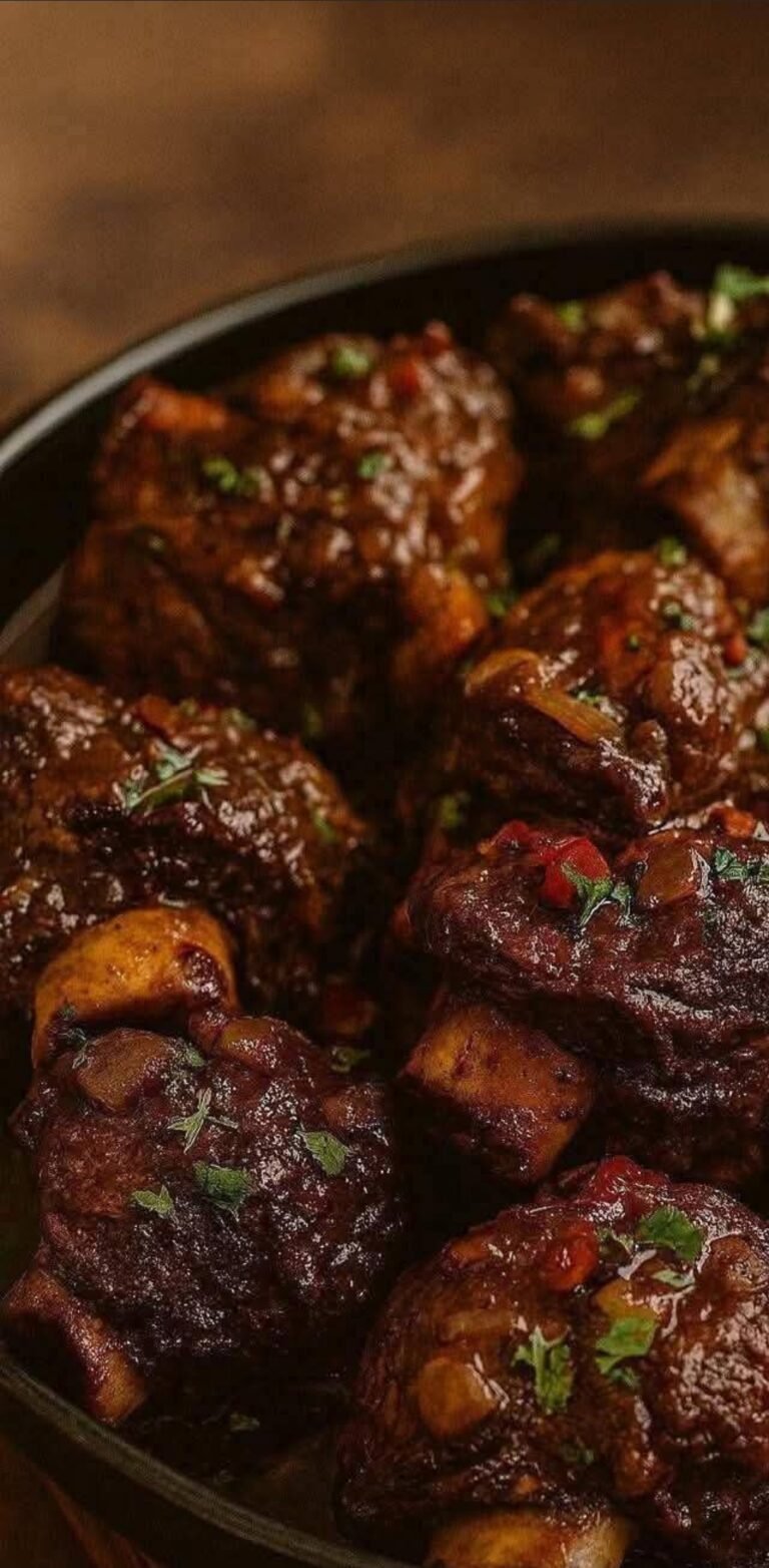 Braised Oxtails with Herb-Infused Sauce: Tender & Flavorful Comfort 🍖🥕
