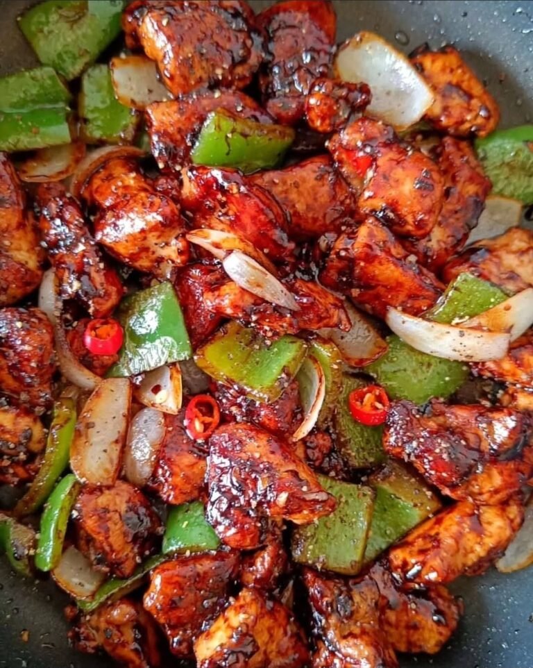 Quick & Flavorful Black Pepper Chicken Stir-Fry