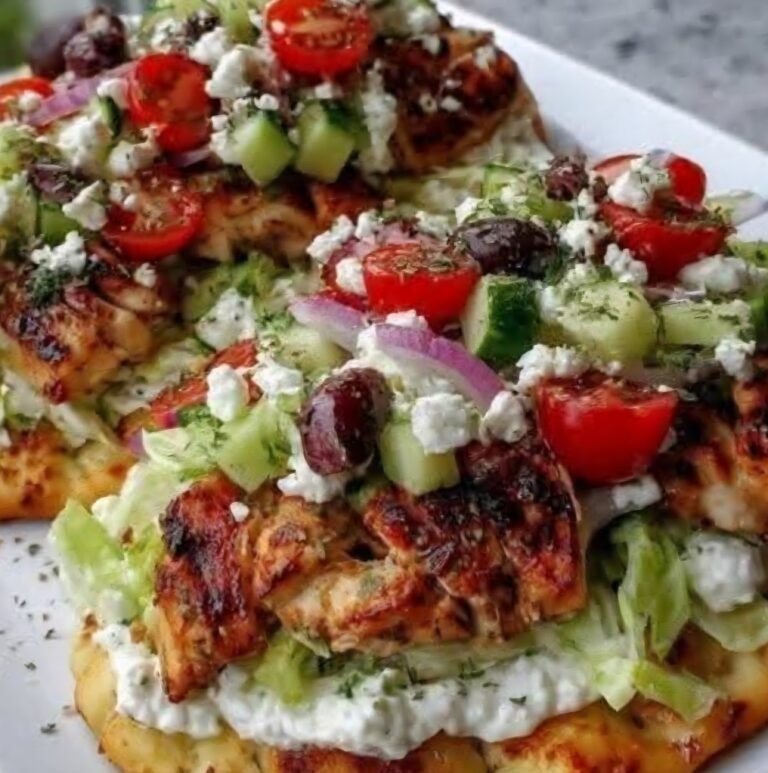 Fresh and Creamy Low-Carb Greek Flatbread Wraps: Ready in 15 Minutes