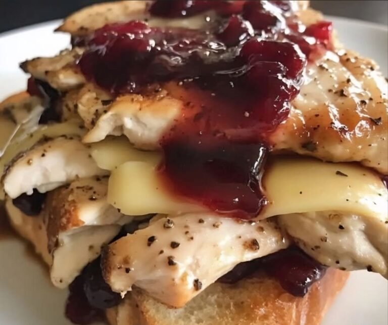 Cranberry Maple Glazed Chicken Melt