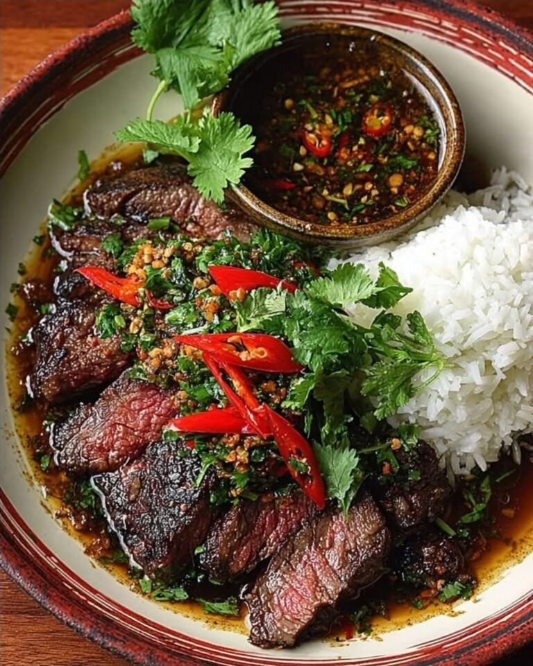 Thai Crying Tiger Beef (Suea Rong Hai)