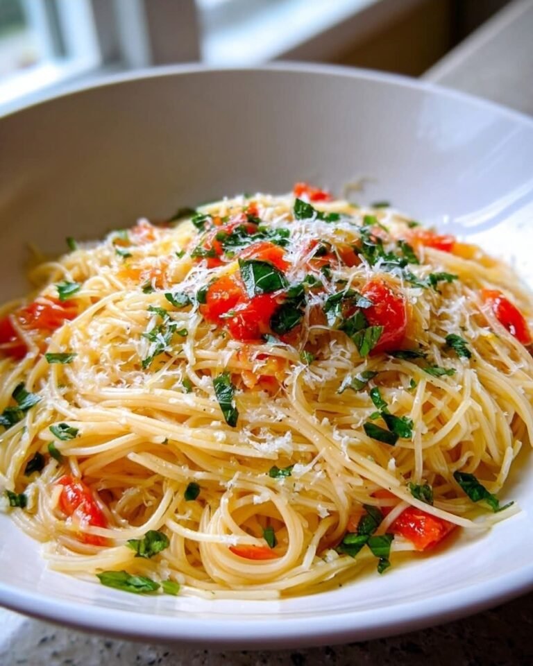 Angel Hair Pasta with Lemon and Garlic