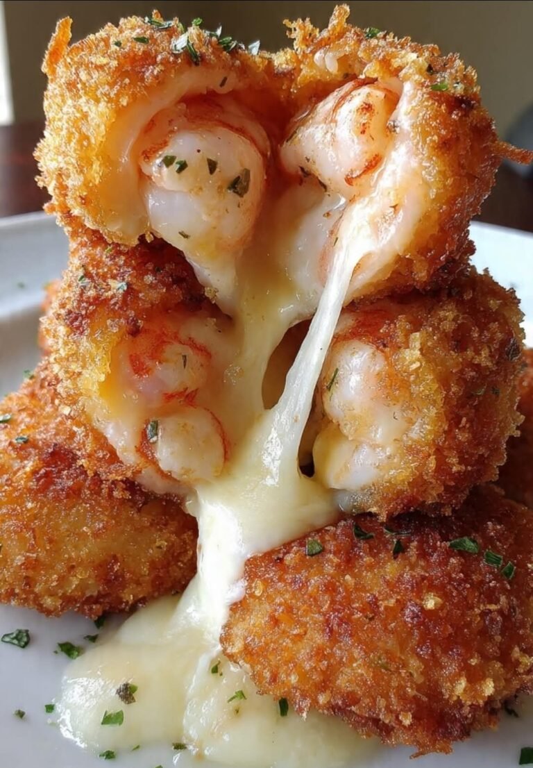 Crispy Cheesy Garlic Shrimp Bombs: The Ultimate Gooey Seafood Appetizer