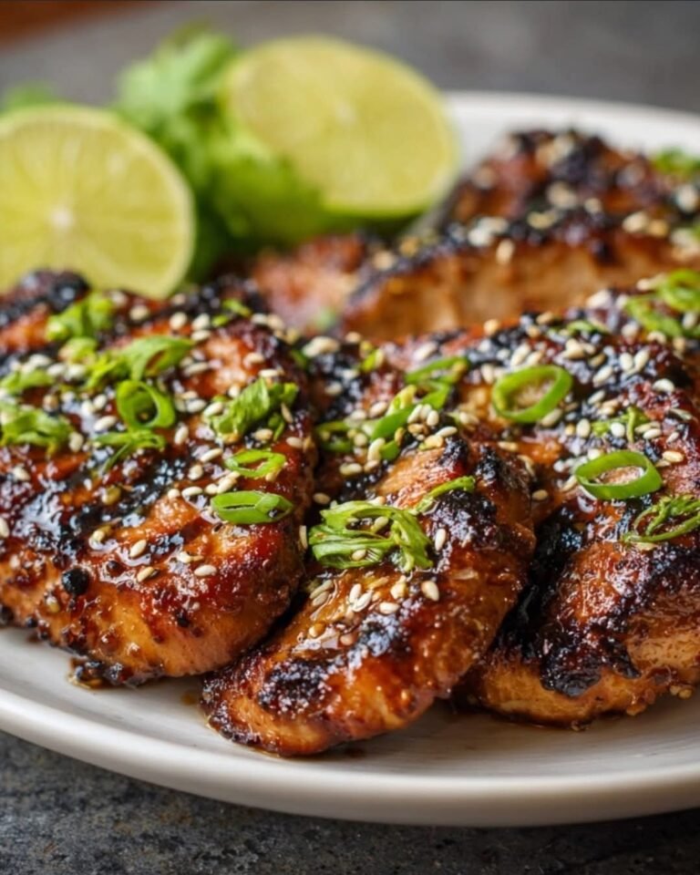Zesty Sesame-Lime Marinated Chicken: A Burst of Asian-Inspired Flavor
