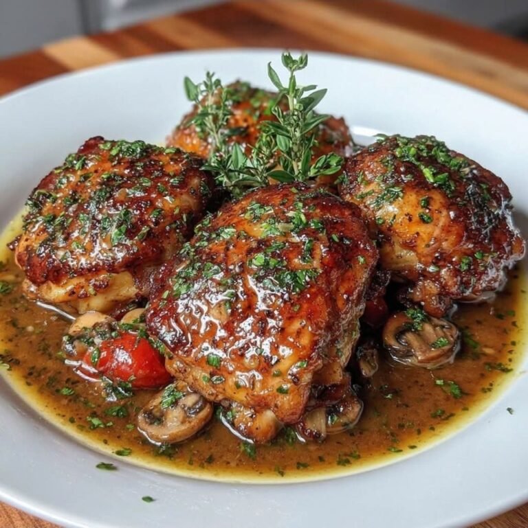 Balsamic Glazed Chicken Thighs: A Sweet, Tangy, and Irresistibly Juicy Dinner Favorite