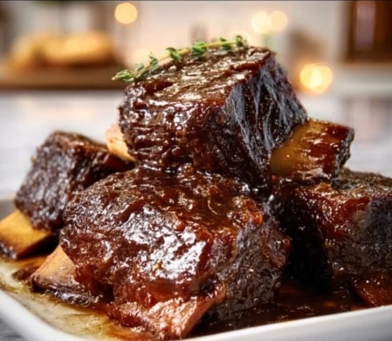 Bourbon-Glazed Beef Short Ribs